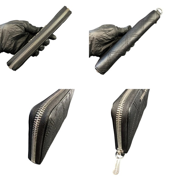 Michael Kors Black Stitched Zip Wallet - Picture 6 of 7